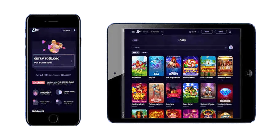 21Bit Casino App Screenshot